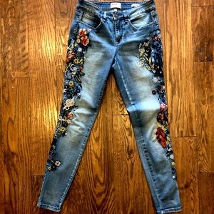 Embroidered Jeans